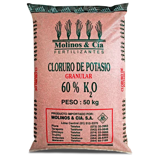 CLORURO DE POTASIO-MOLINOS
